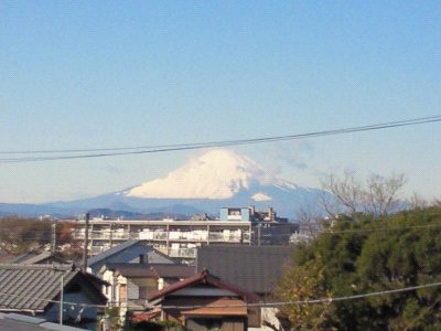 新居から見える富士山