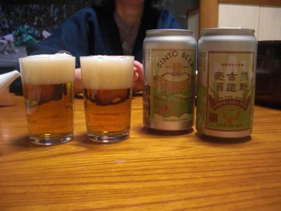 神都麦酒と熊野古道麦酒