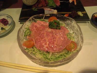 松阪牛の冷しゃぶサラダ