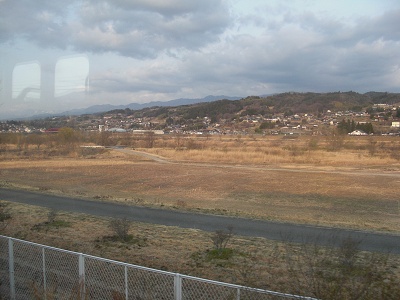 川路駅付近から天竜川方面