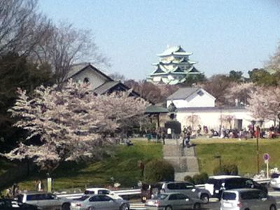 三の丸一丁目交差点歩道橋より遠望