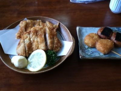 山賊焼きといなかっぺ餅