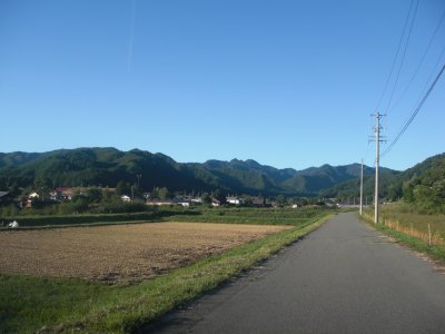 開田高原 西野川沿い集落