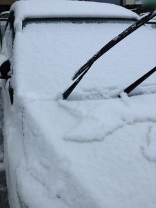 車に積雪