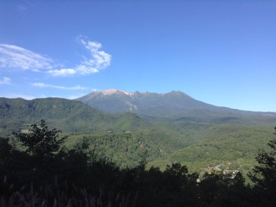 今朝の御嶽山