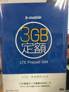 b-mobile3G定額